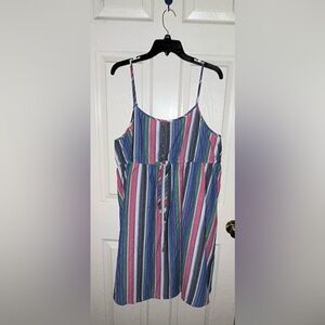 Striped casual dress